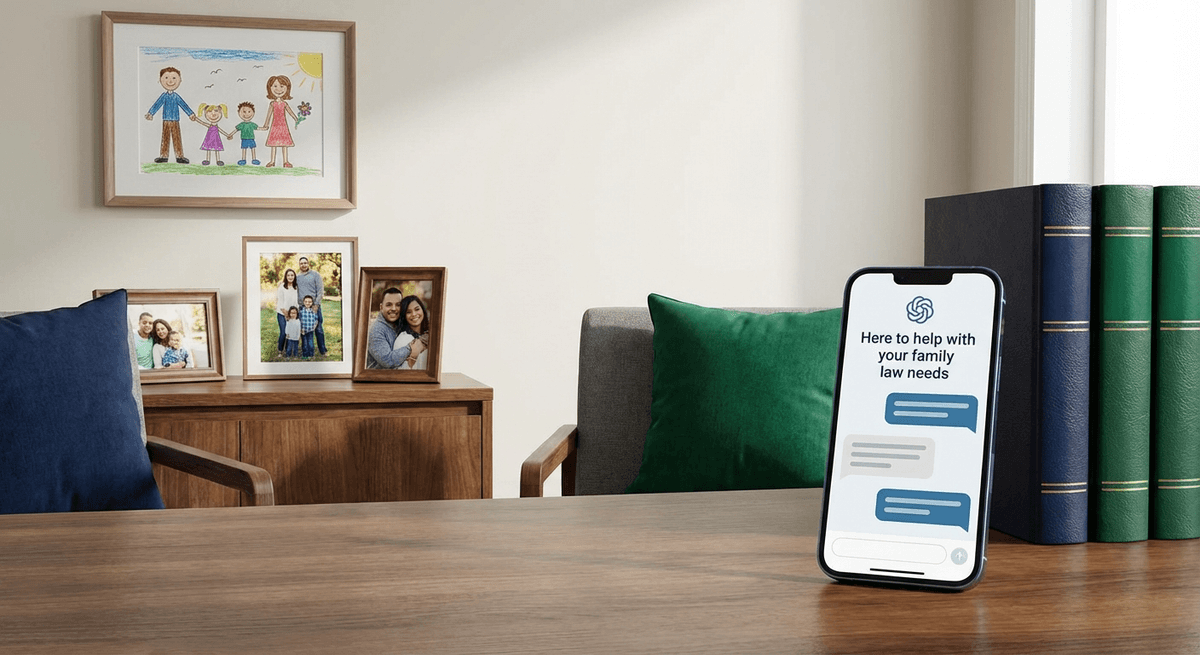 Agent Vocal IA — Droit de la Famille Agent vocal IA pour avocat en droit de la famille — accueil téléphonique empathique pour divorce et garde d'enfants