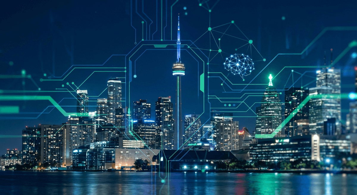 LexCall AI Voice Agent for Toronto Lawyers AI voice agent for lawyers in Toronto โ Toronto skyline with CN Tower and modern legal technology