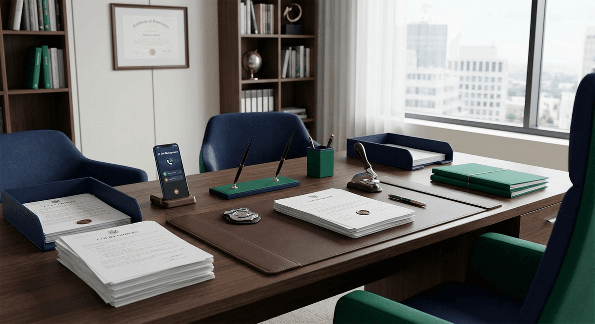 Agent Vocal IA — Huissier de Justice Agent vocal IA pour huissier de justice — gestion intelligente des appels de recouvrement et significations