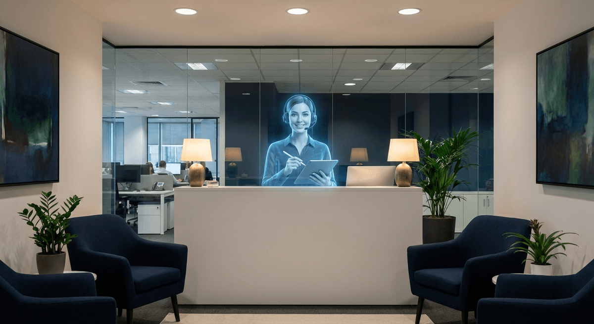 Secrétaire Téléphonique IA LexCall pour Avocats Secrétaire téléphonique IA — assistante virtuelle à l'accueil d'un cabinet d'avocats