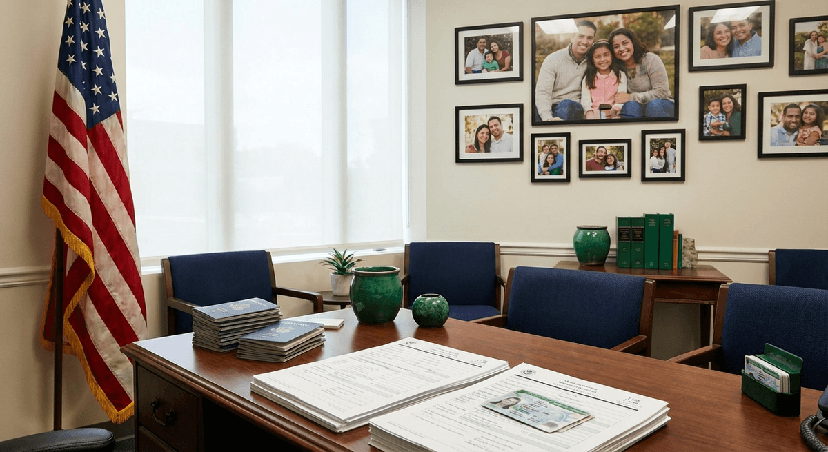 LexCall AI Voice Agent for Immigration Lawyers AI voice agent for immigration lawyers — multilingual phone intake system for visa and green card inquiries