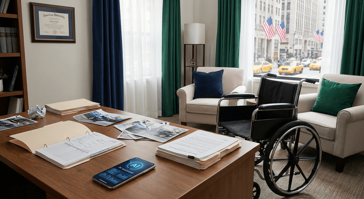 LexCall AI Voice Agent for Personal Injury Lawyers AI voice agent for personal injury lawyers — phone showing accident call intake notification